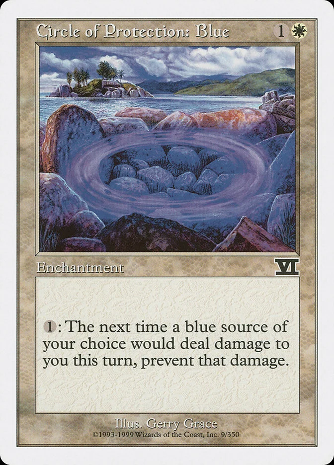 Circle of Protection: Blue 「6ED/9」「EN」