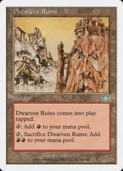 Dwarven Ruins 「6ED/323」「EN」