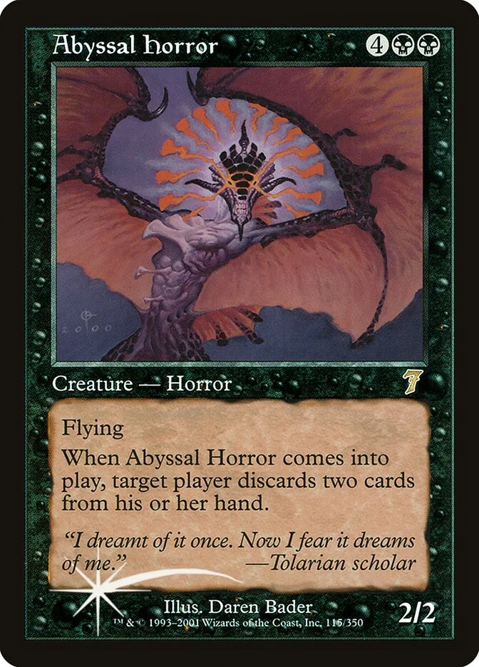 Abyssal Horror 「7ED/115★」「EN」