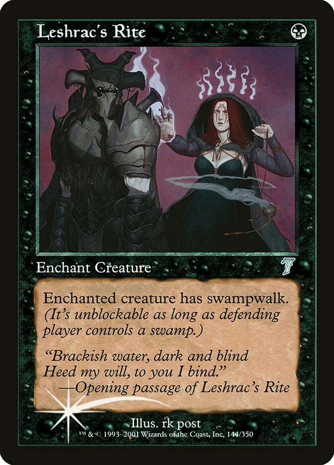 Leshrac's Rite 「7ED/144★」「EN」