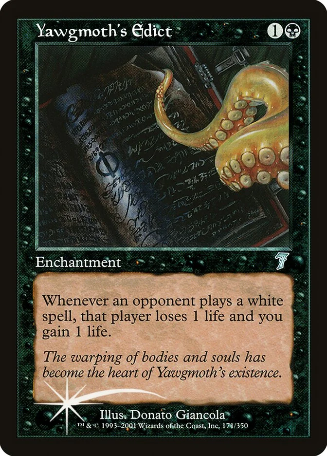 Yawgmoth's Edict 「7ED/171★」「EN」