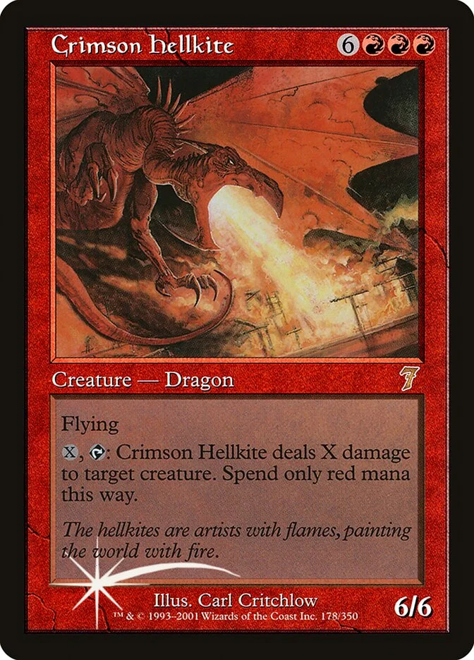 Crimson Hellkite 「7ED/178★」「EN」