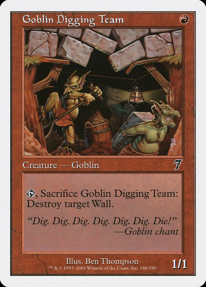 Goblin Digging Team 「7ED/186」「EN」