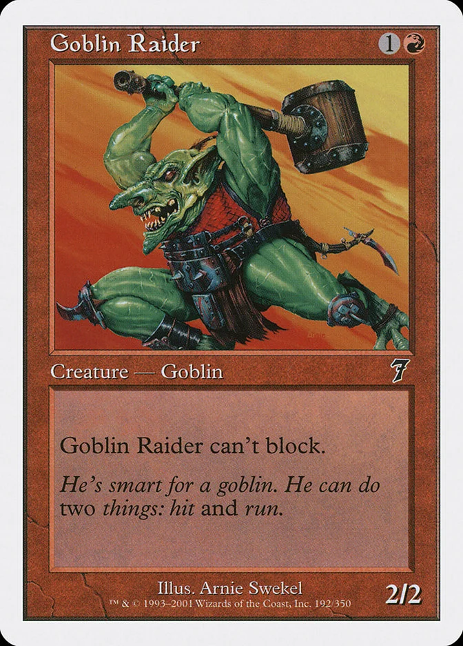 Goblin Raider 「7ED/192」「EN」