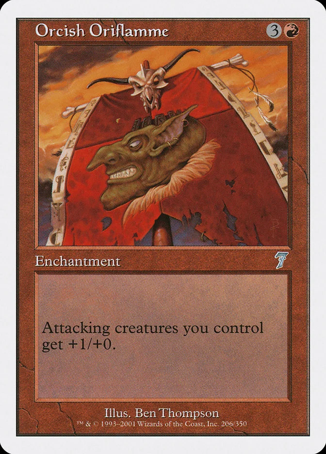 Orcish Oriflamme 「7ED/206」「EN」