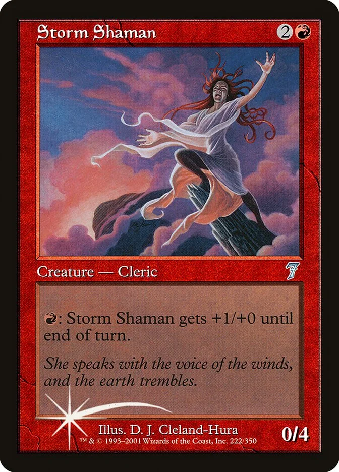 Storm Shaman 「7ED/222★」「EN」