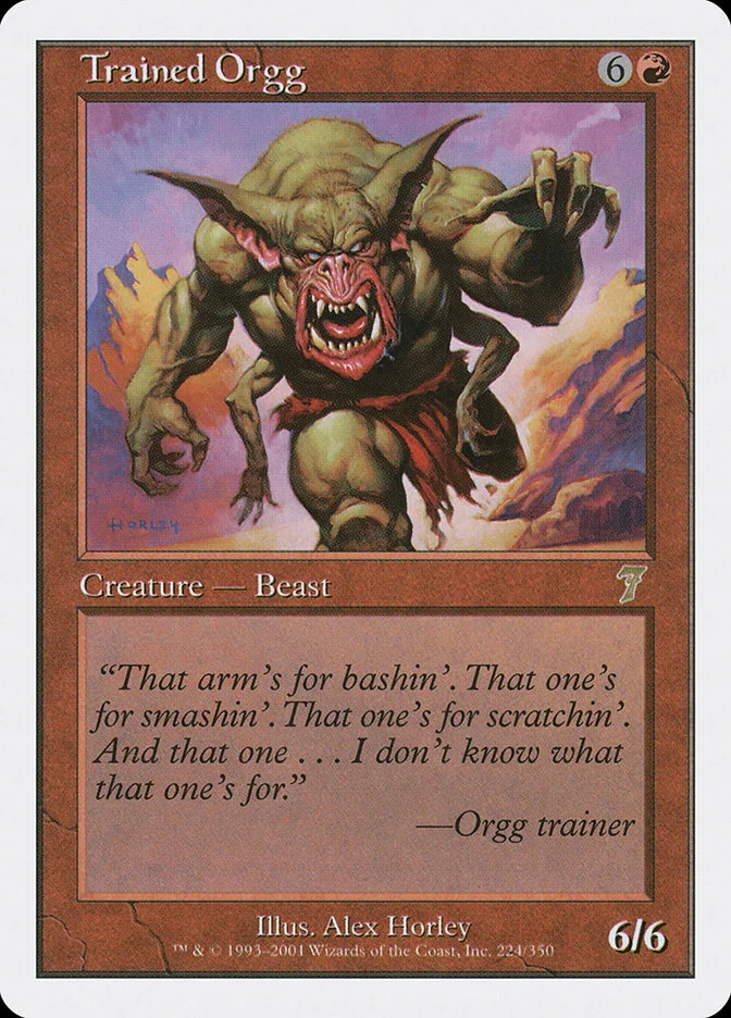 Trained Orgg 「7ED/224」「EN」