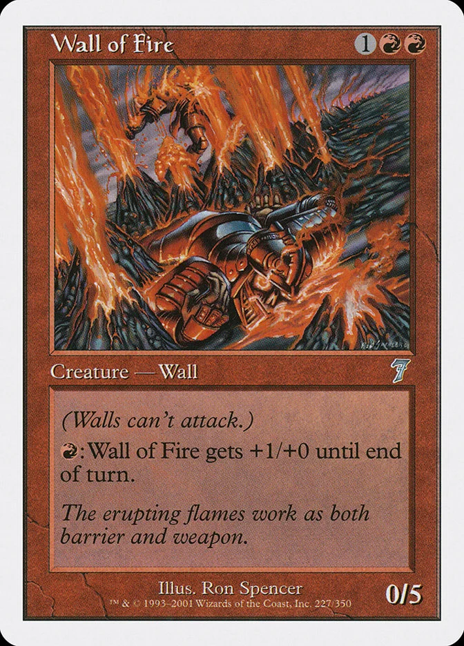Wall of Fire 「7ED/227」「EN」