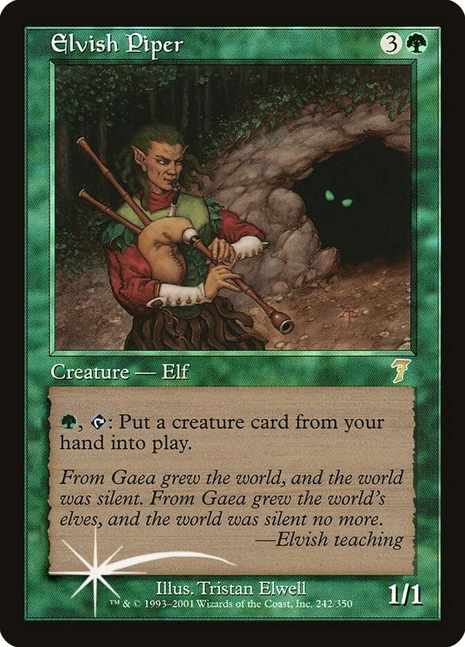 Elvish Piper 「7ED/242★」「EN」