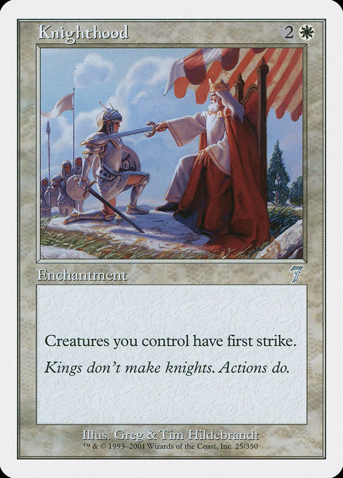 Knighthood 「7ED/25」「EN」