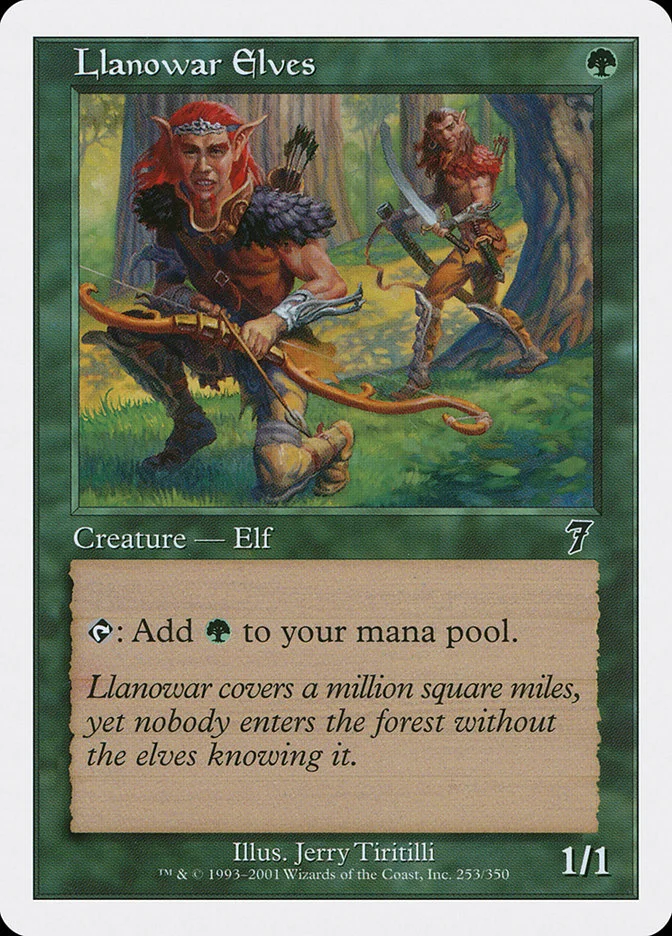 Llanowar Elves 「7ED/253」「EN」