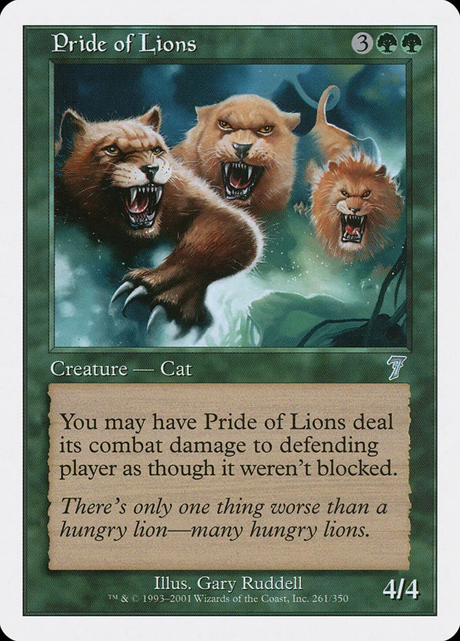 Pride of Lions 「7ED/261」「EN」
