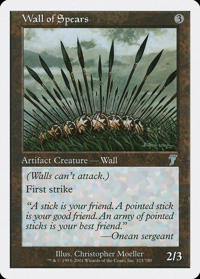 Wall of Spears 「7ED/323」「EN」