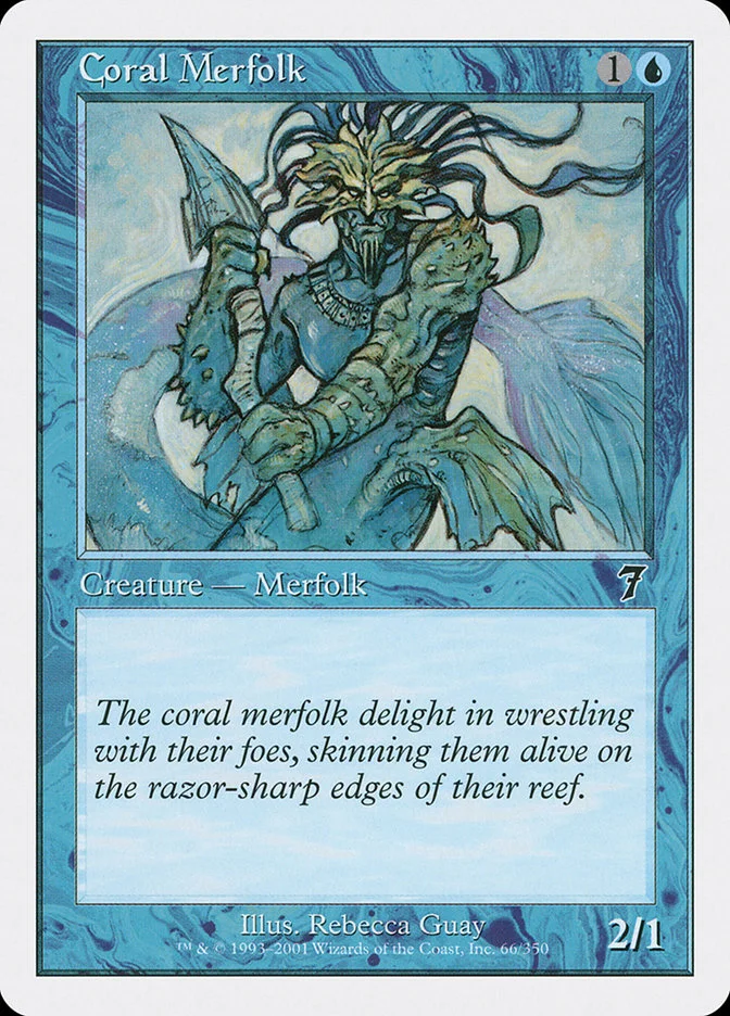 Coral Merfolk 「7ED/66」「EN」