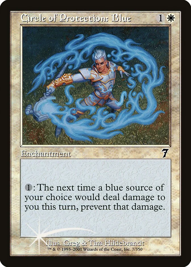 Circle of Protection: Blue 「7ED/7★」「EN」