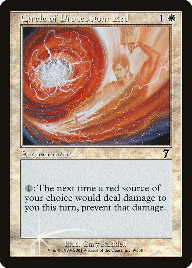 Circle of Protection: Red 「7ED/9★」「EN」