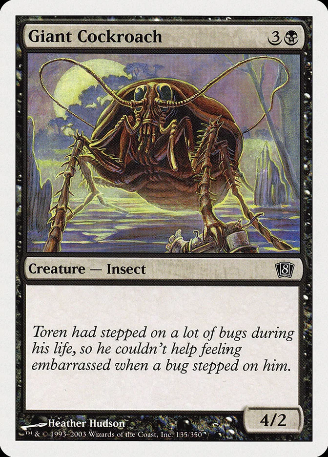 Giant Cockroach 「8ED/135」「EN」