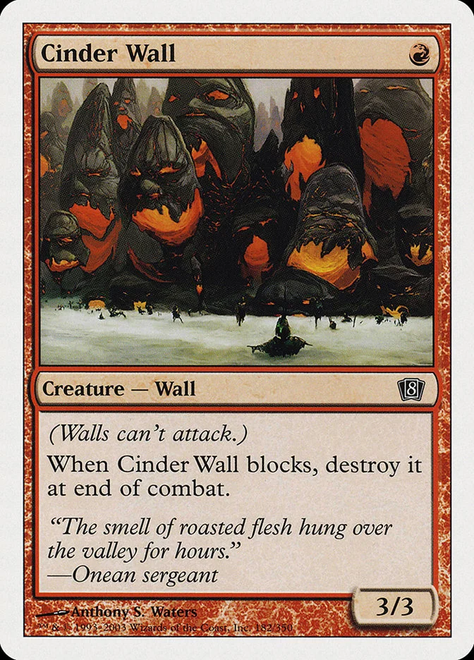 Cinder Wall 「8ED/182」「EN」