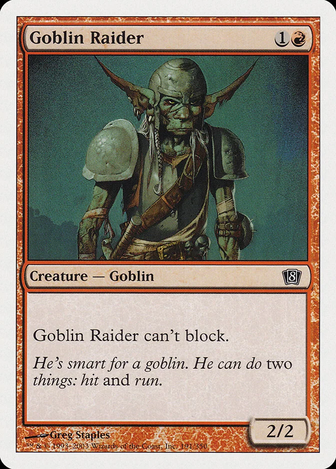 Goblin Raider 「8ED/191」「EN」