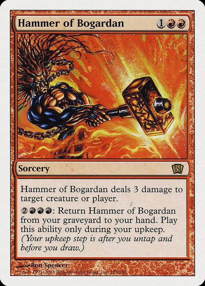 Hammer of Bogardan 「8ED/193」「EN」