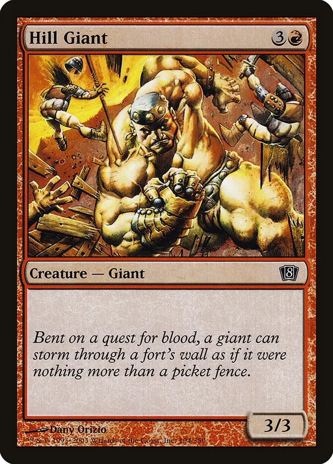 Hill Giant 「8ED/194★」「EN」
