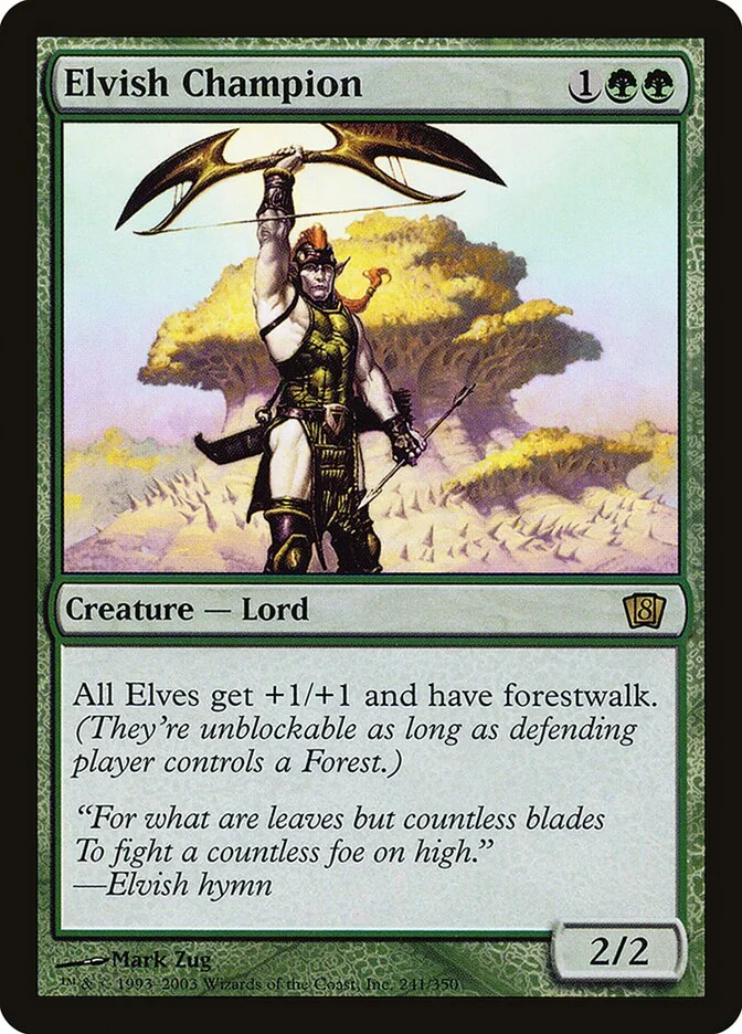 Elvish Champion 「8ED/241★」「EN」