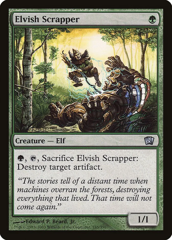 Elvish Scrapper 「8ED/245★」「EN」