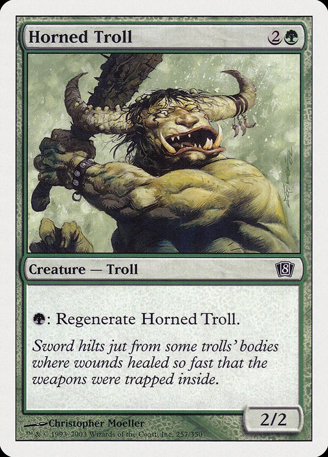 Horned Troll 「8ED/257」「EN」