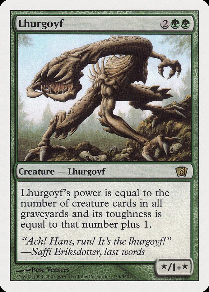 Lhurgoyf 「8ED/259」「EN」