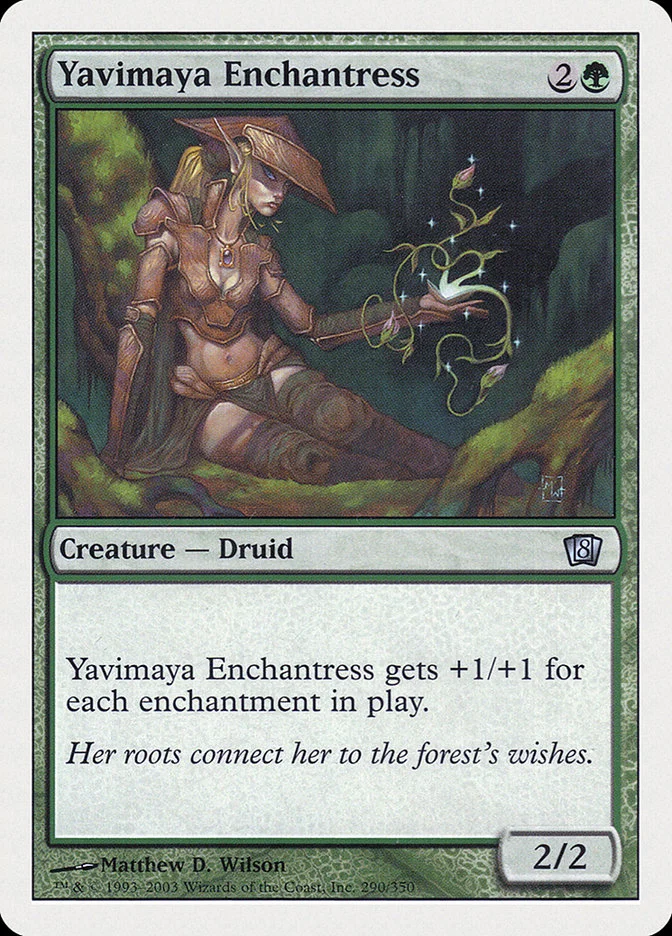 Yavimaya Enchantress 「8ED/290」「EN」