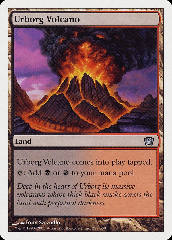 Urborg Volcano 「8ED/327」「EN」