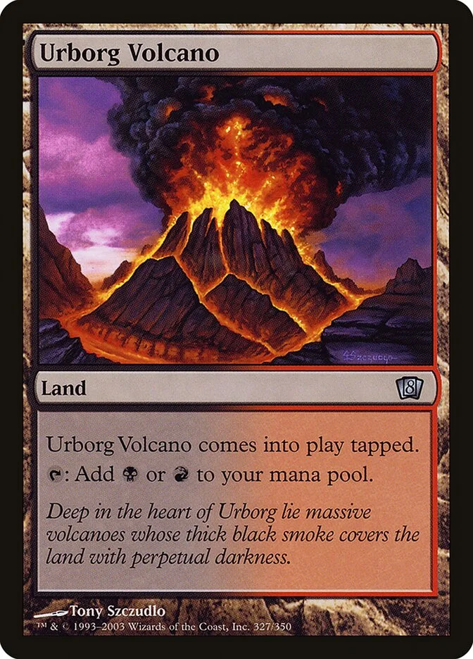 Urborg Volcano 「8ED/327★」「EN」