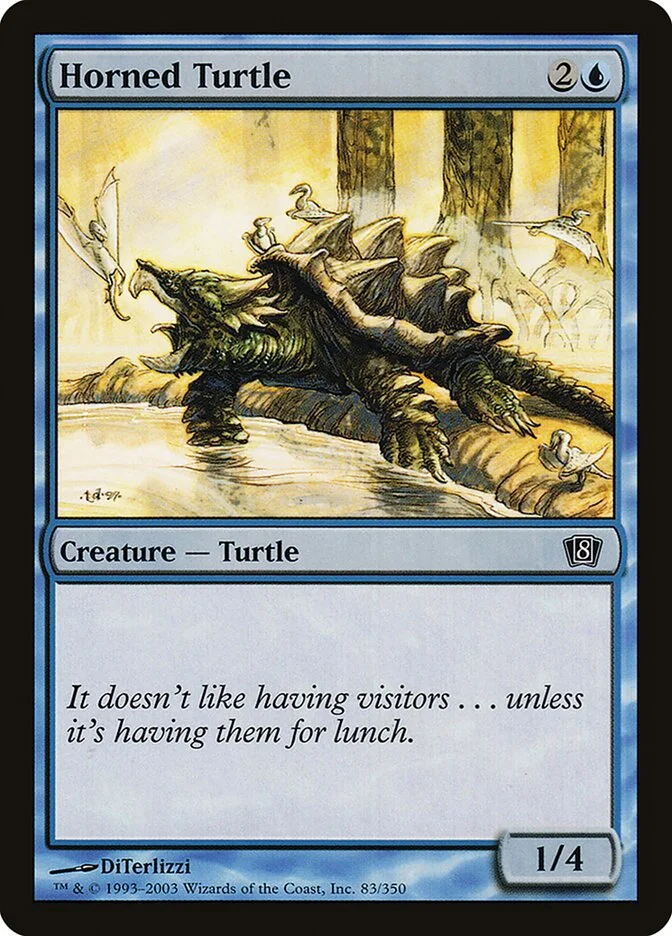 Horned Turtle 「8ED/83★」「EN」