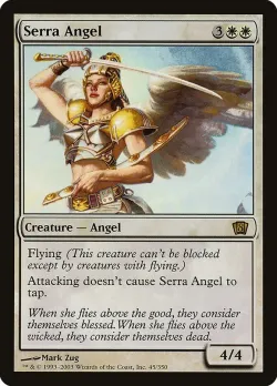 Serra Angel #45★ · Magic: The Gathering