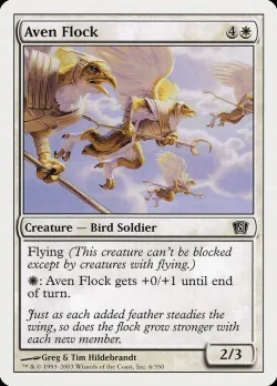 Aven Flock #6 · Magic: The Gathering