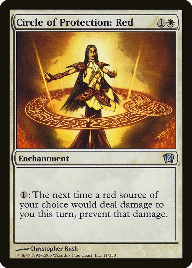 Circle of Protection: Red 「9ED/11★」「EN」