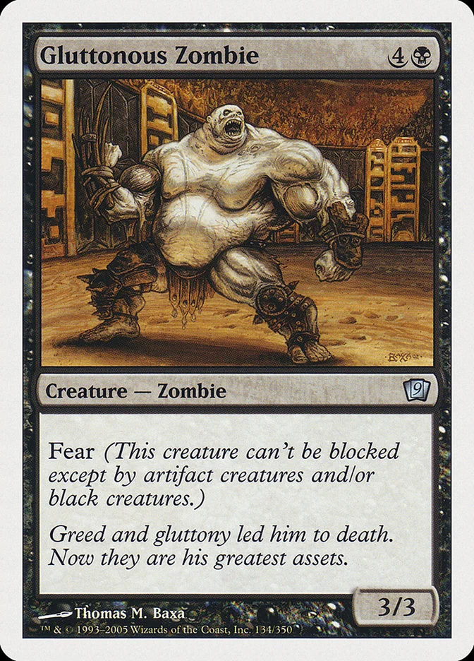 Gluttonous Zombie 「9ED/134」「EN」
