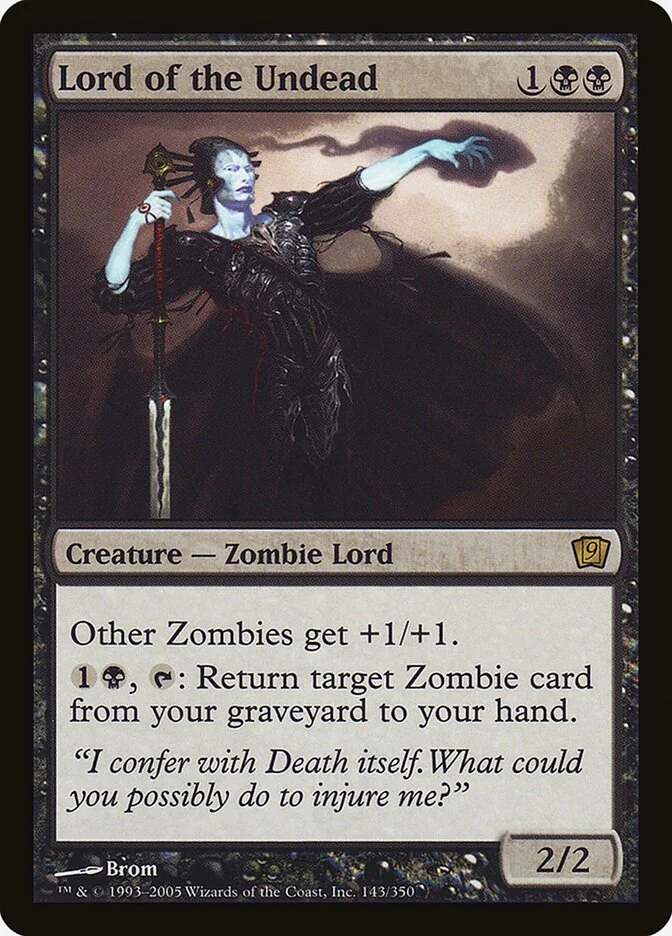 Lord of the Undead 「9ED/143★」「EN」