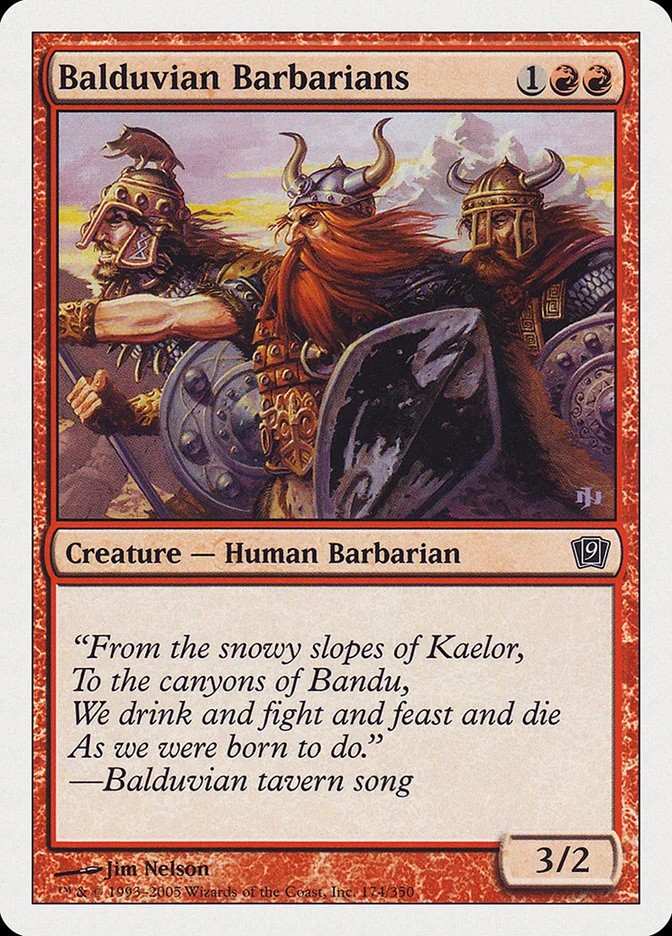 Balduvian Barbarians 「9ED/174」「EN」