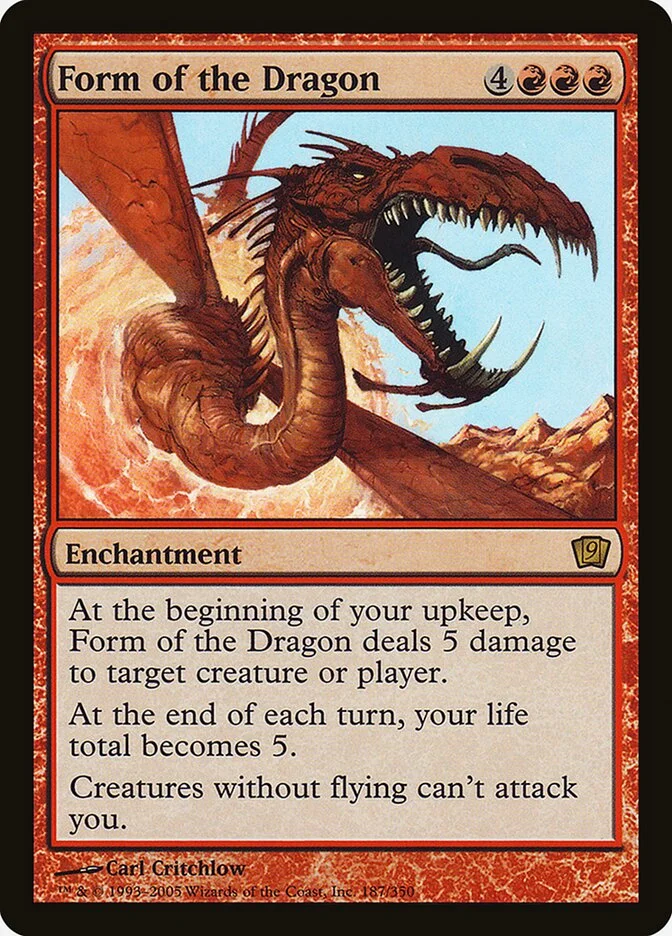 Form of the Dragon 「9ED/187★」「EN」