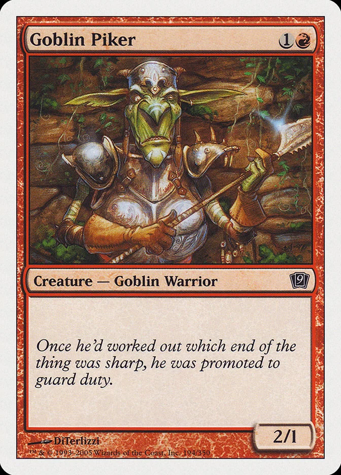 Goblin Piker 「9ED/194」「EN」