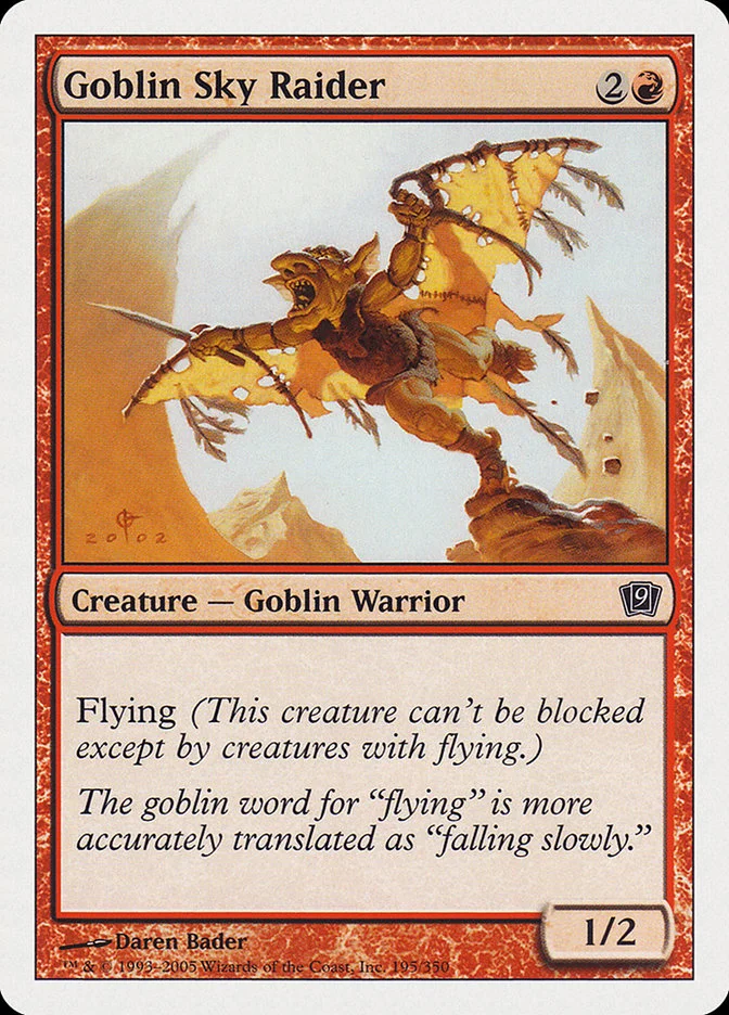 Goblin Sky Raider 「9ED/195」「EN」