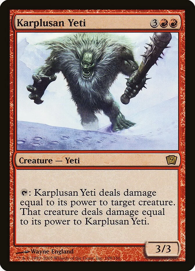 Karplusan Yeti 「9ED/198★」「EN」