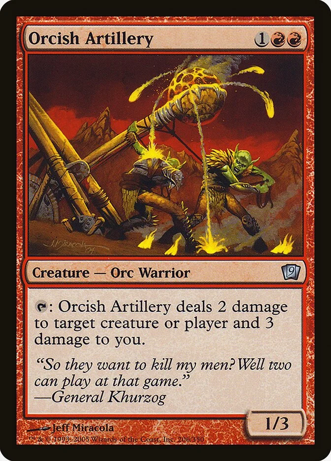Orcish Artillery 「9ED/206★」「EN」