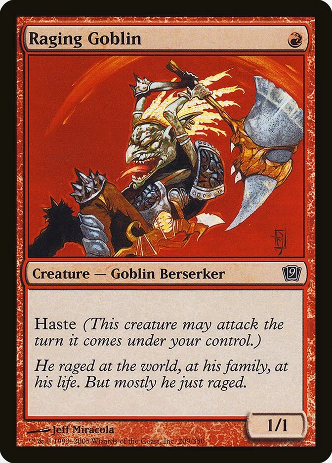 Raging Goblin 「9ED/209★」「EN」