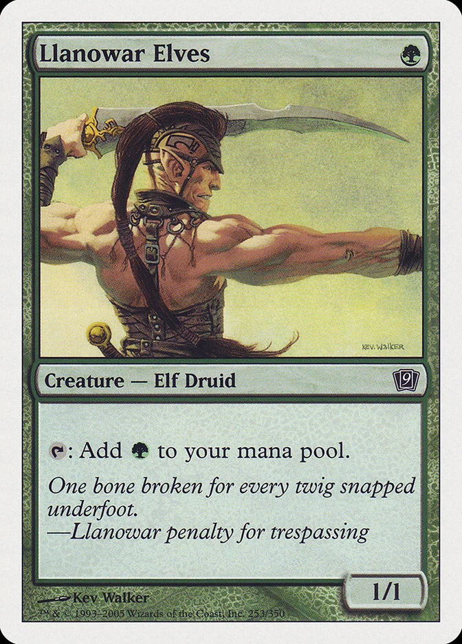 Llanowar Elves 「9ED/253」「EN」