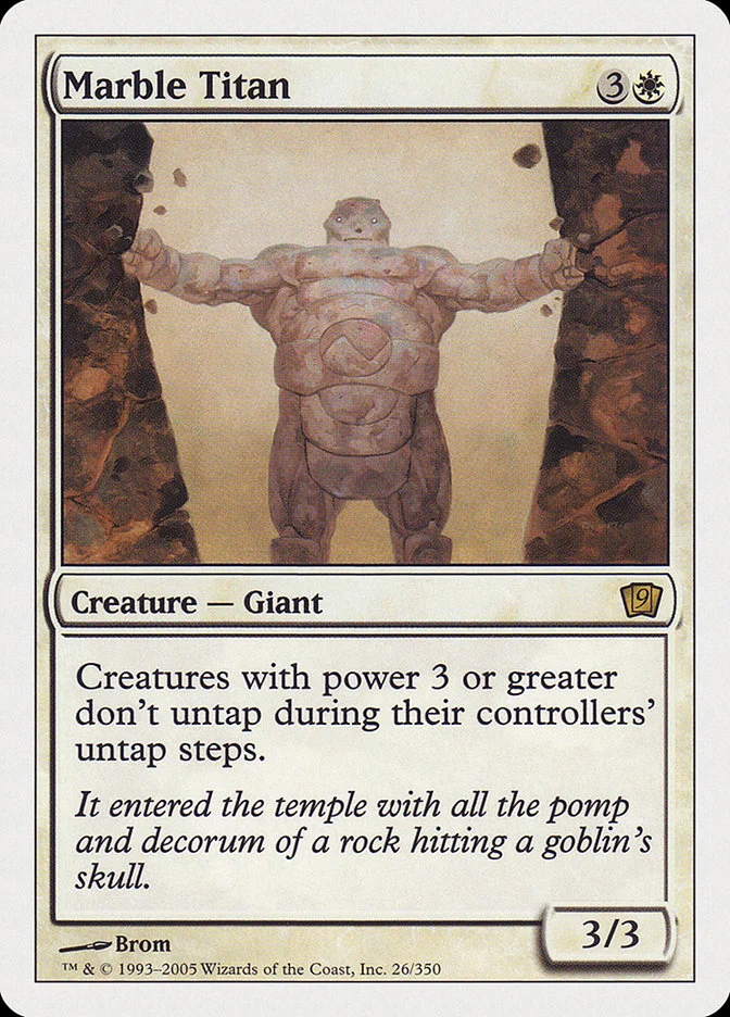 Marble Titan 「9ED/26」「EN」