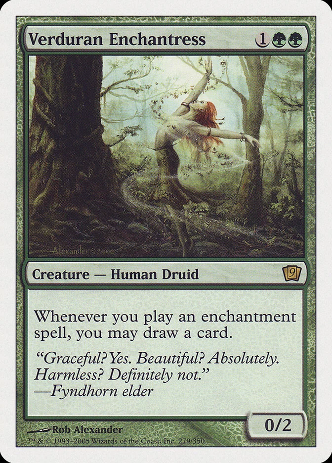 Verduran Enchantress 「9ED/279」「EN」