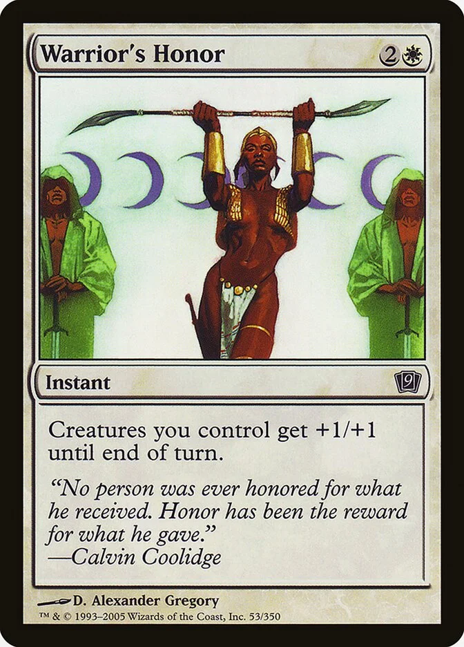 Warrior's Honor 「9ED/53★」「EN」