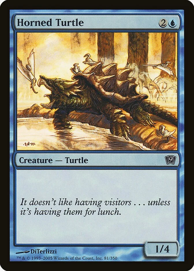 Horned Turtle 「9ED/81★」「EN」